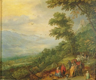 Zigeunerversammlung von Jan the Elder Brueghel